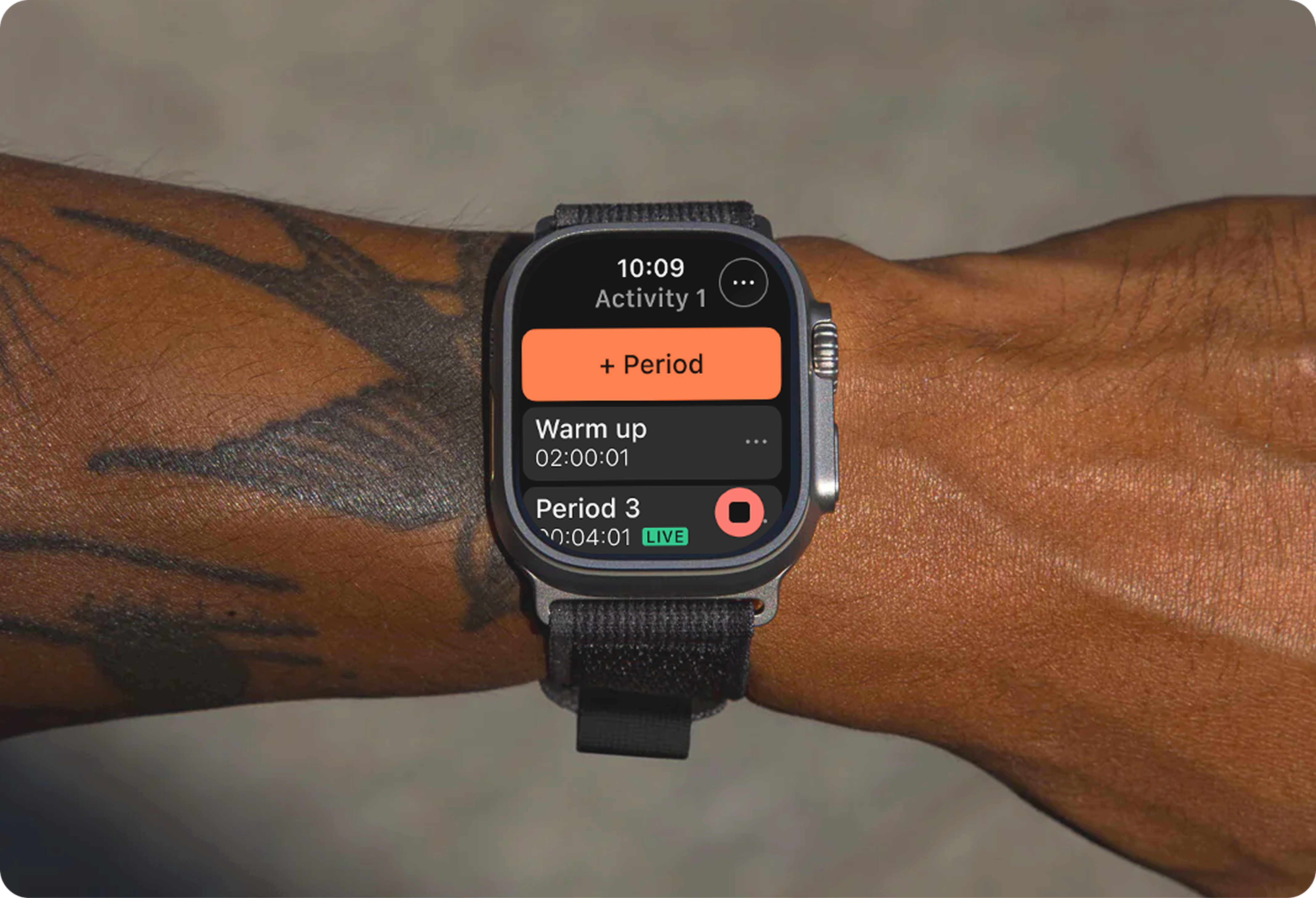 Session tracking on Apple Watch
