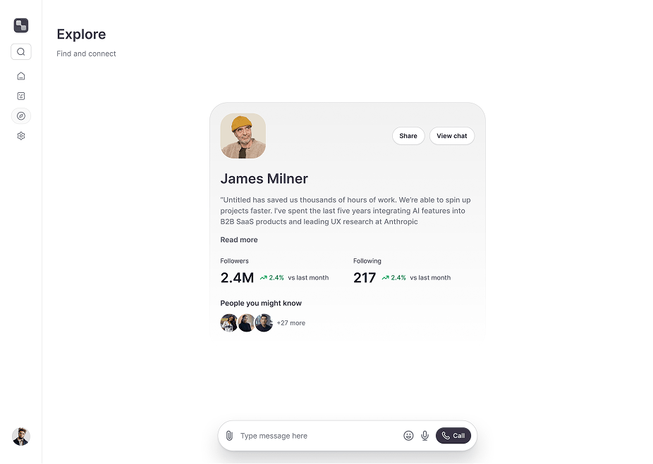 Explore & connect